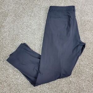 Lululemon ABC Commision Warpstreme Mens 34 Black Stretch Pants